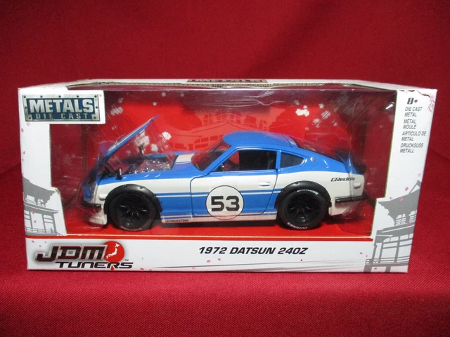 ミニカー 1972 DATSUN 240Z JDM TUNERS JADA JDM TUNERS 1972 DATSUN 240Z BLUE 1:24 DIECAST MODEL CAR