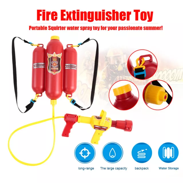 For Bath  Fun Fireman   Spraying  Set  Extinguisher V9M8