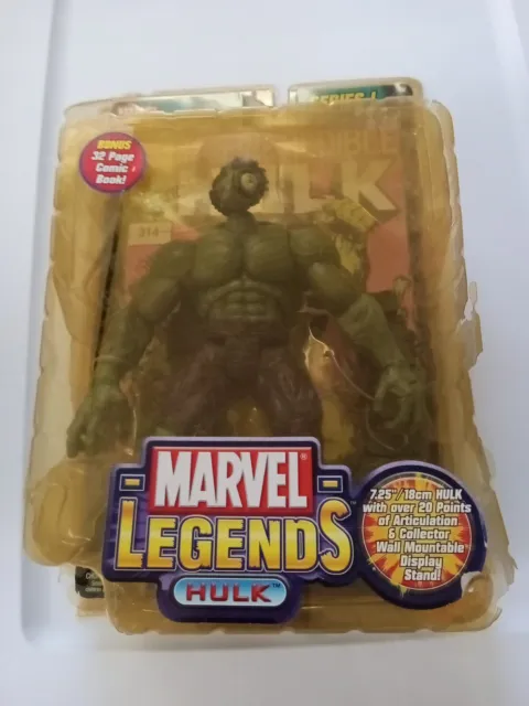 Hulk marvel legends series 1 toy biz 2002 Read Description Head off Body