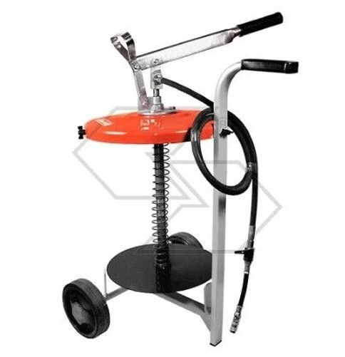 YATO Pompe à Graisse 8 Kg - Pression 138 Bar, Tuyau 1500 Mm, Capacité 8000 Cm³, Robuste Et Efficace