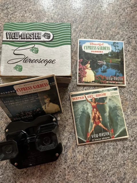 Sawyer’s View Master Stereoscope In Original Box With Reels