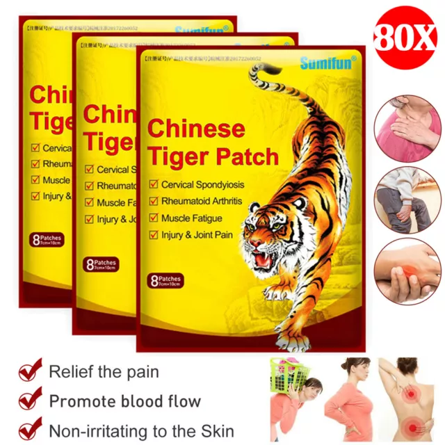 8-40 St??ck Schmerzpflaster Chinesischer Tiger Gips Kniegelenk Schmerzlinderung