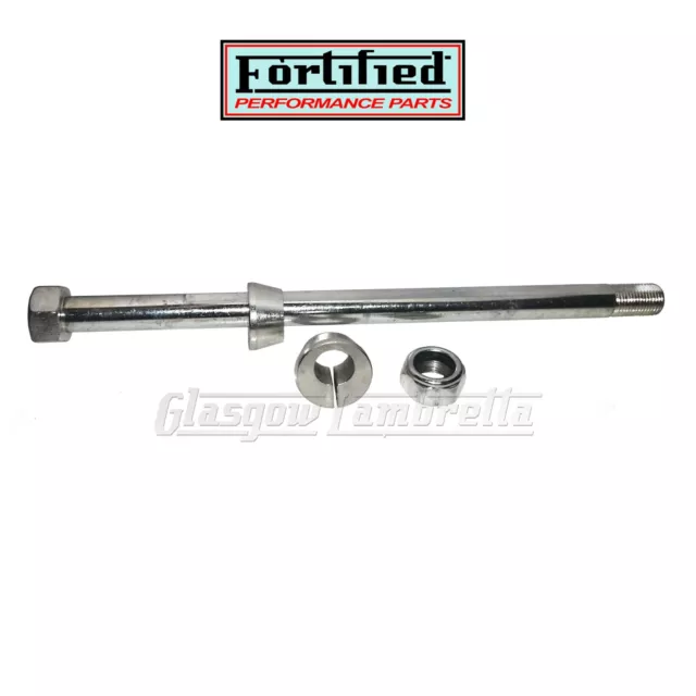 FORTIFIED Lambretta FLAT SIDED ENGINE BAR WITH OFFSET CONES Li, TV, SX, GP