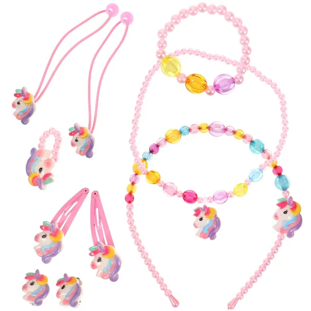 1 Satz Perlen Spielschmuck Halskette für Kinder Schmuckset für Kinder