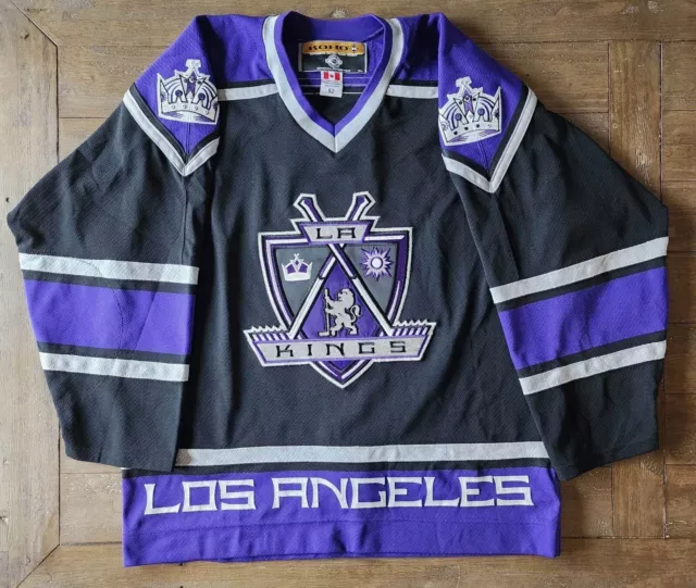Koho Authentic Coat Of Arms Shield Los Angeles Kings NHL Jersey LA