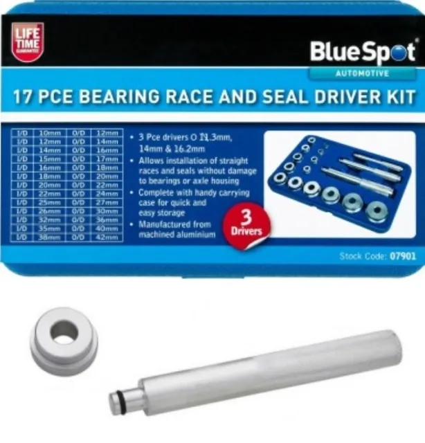 BlueSpot 07901 Kit driver corsa cuscinetti e guarnizione - Confezione da 17