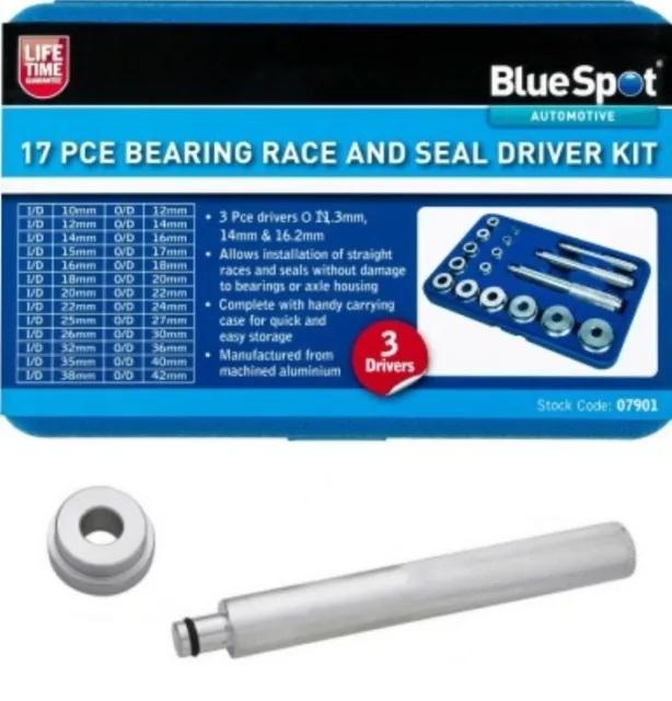 BlueSpot 07901 Lager Renn- und Dichtungsfahrer-Kit - 17er-Pack