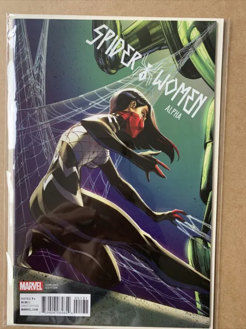Marvel Comics Spider-Women #1 J Scott Campbell Silk Variant