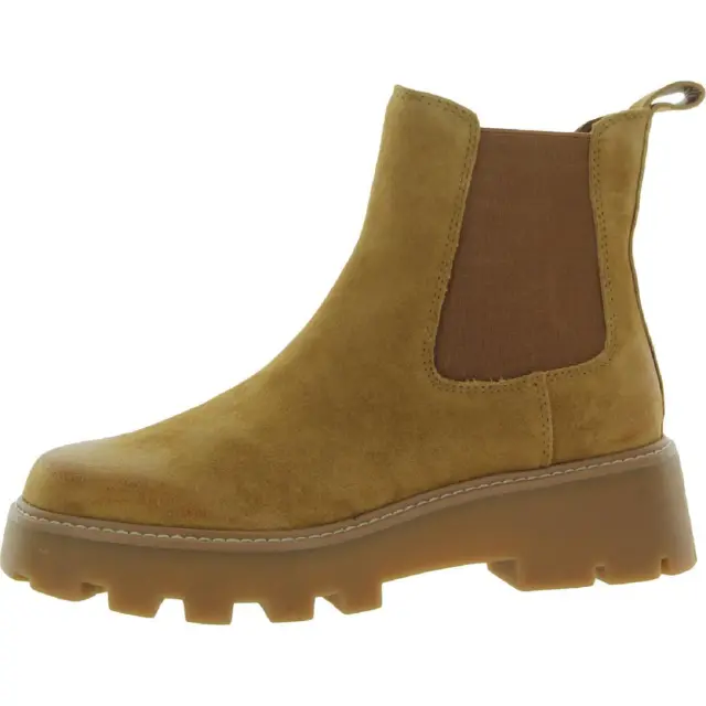 Dolce Vita Womens Johany Tan Chelsea Boots Shoes 8.5 Medium (B,M) BHFO 0187