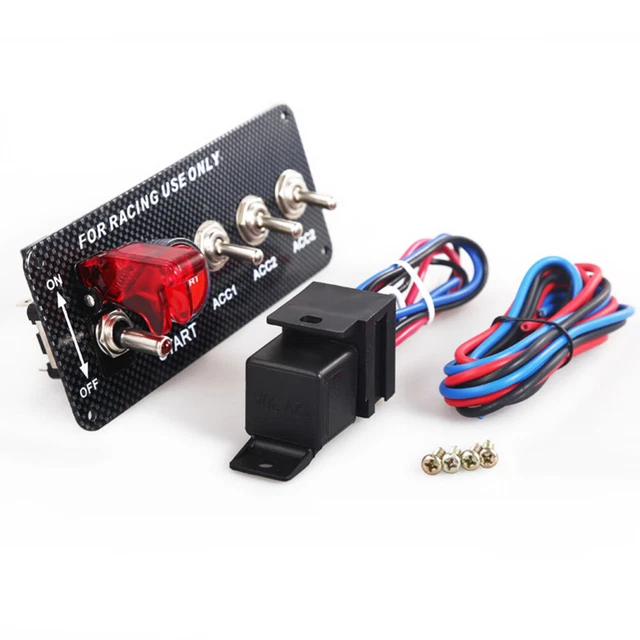 RACE CAR STARTER Switch Panel Ignition Panel Key Key Ignition Switch £