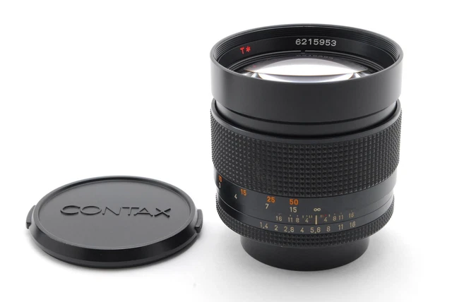 【NEUWERTIG-】Contax Carl Zeiss planar 85 mm f/1,4 T* AEG CY Halterung aus Japan