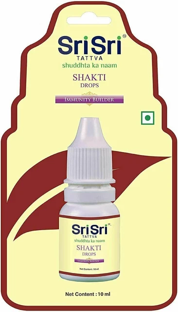 Sri Sri Tattva Ayurveda Shakti Drops - Immunity Booster, 10 ML