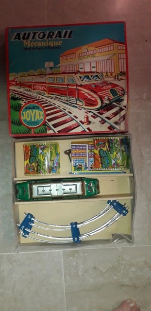 Memo Rare Petit Autorail Mécanique Jouet Ancien Vintage
