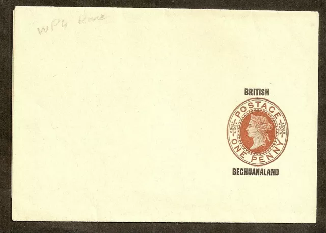 British Bechuanaland cover ,entire Queen Victoria,unused extra fine,rare