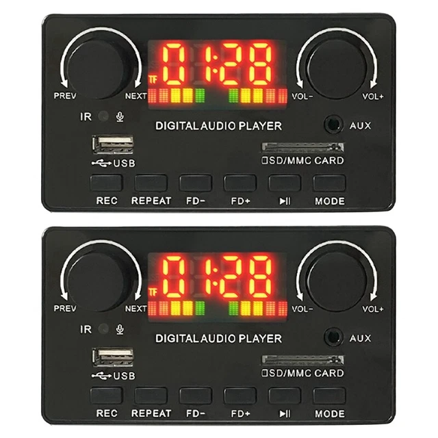 Amplificatore 2X40W Bluetooth Lettore MP3 WAV Scheda Decodificatore Bluetooth Mo C9E3