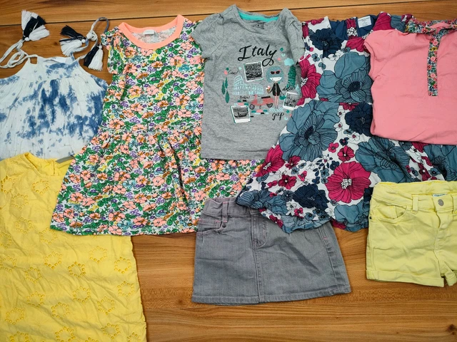 {B28} girls 2-3 years summer bundle dress t-shirt shorts NEXT Gap Mayoral