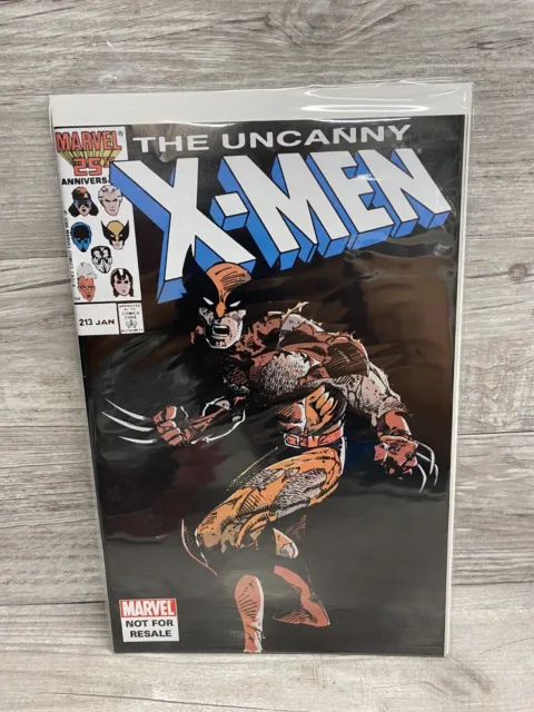 Marvel Legends Comics Toybiz Comic Book Reprint Uncanny X-Men #213 Wolverine