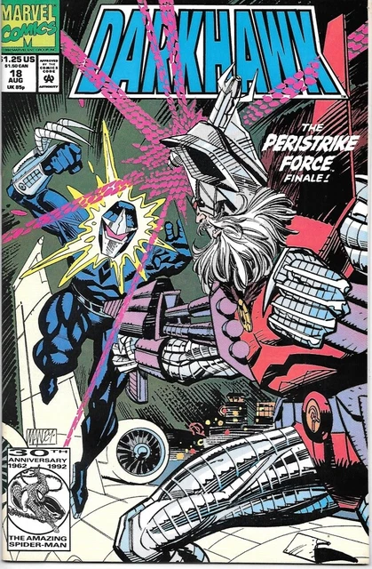 Darkhawk Comic Book #18 Marvel Comics 1992 VERY HIGH GRADE UNREAD NEW