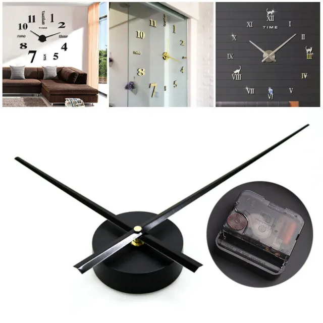 3D DIY Large Silent Quartz Wall Clock Movement Hands Mechanism Repair Parts Tool 2