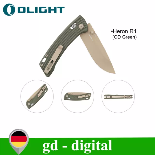 OKNIFE Heron R1 Taschenmesser mit Cerakotebeschichtung