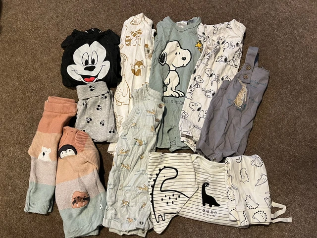 unisex baby clothes bundle 0-3 months