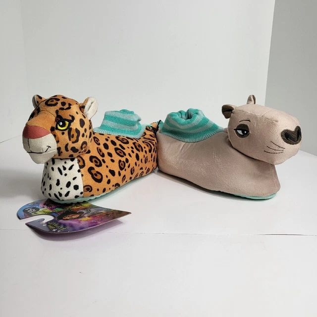 DISNEY ENCANTO KIDS Slippers Capybara Chispi Jaguar Parce Plush Size 13