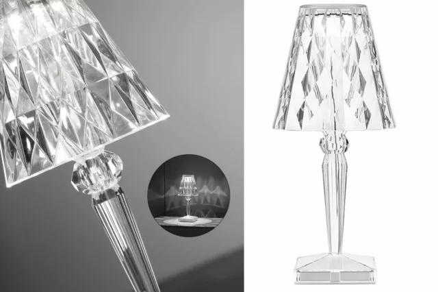 Lampada Led Ricaricabile Da Tavolo Bar Ristorante Senza Fili Dimmerabile