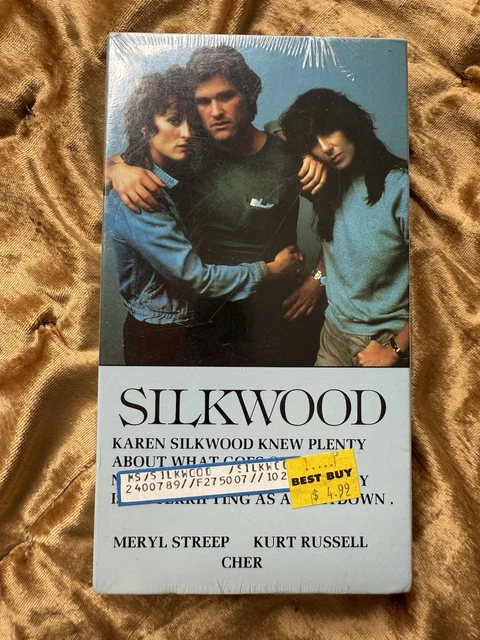 🔥 SILKWOOD 1983 VHS SEALED 🎬 Meryl Streep Kurt Russell Cher 💥Nuclear ...