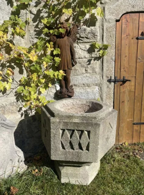 Granit Taufbecken Kirche Antik 18 Jahrhundert