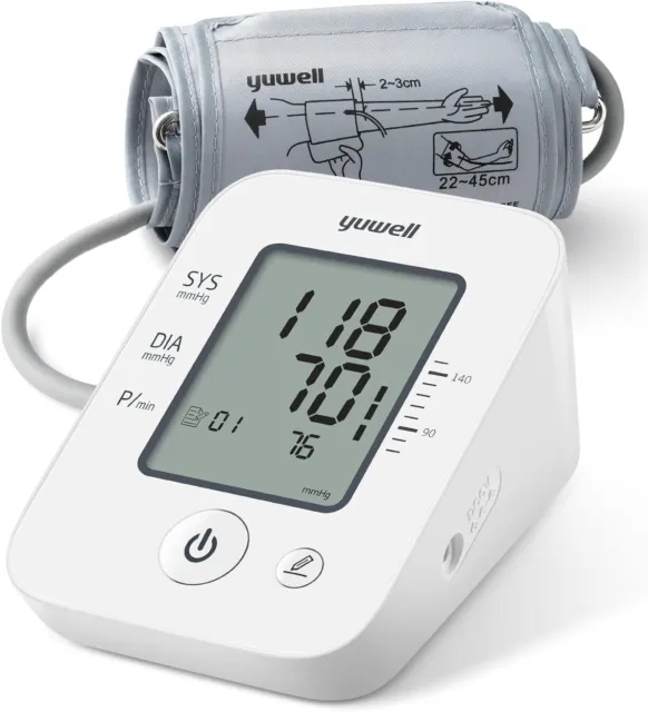 Tensiomètre Bras Numérique Médical Automatique Écran LCD Mesure Pression Artérie