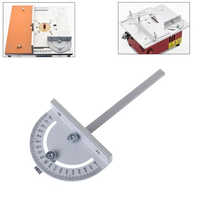 Angle Règle for Mini-Table Scie Circulaire Routeur Guide D'Onglet Jauge à Bois