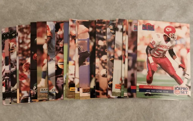 1992 Pro Set Football Card Singles - Complete Your Set 1-400