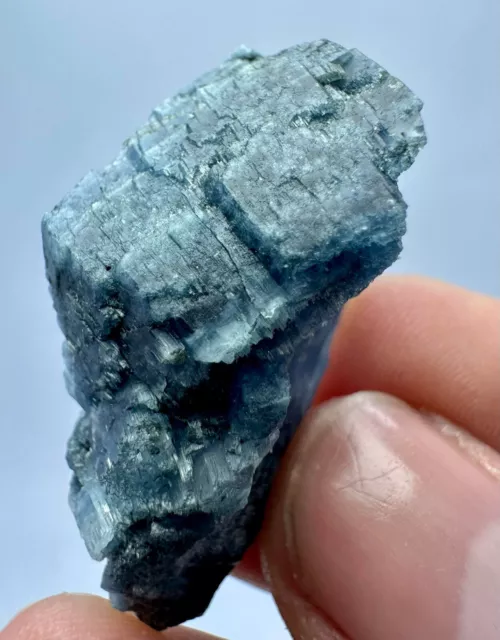 60 Carat Ultra Rare Blue Vorobyevite Beryl Huge Crystals From @Afg 2