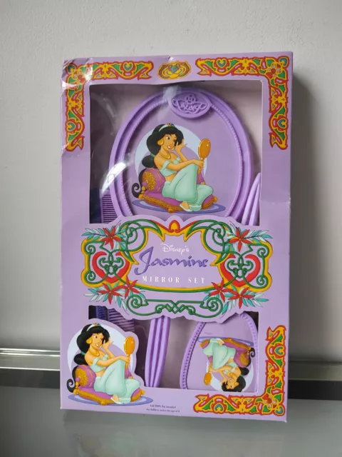 Vintage Disney Princess Aladdin Jasmine mirror set