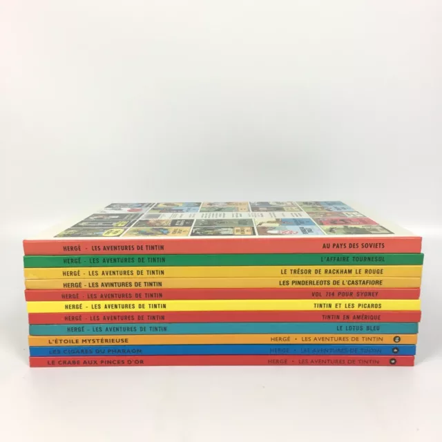 Les Aventures de Tintin Lot 11 BD / Hergé / Casterman