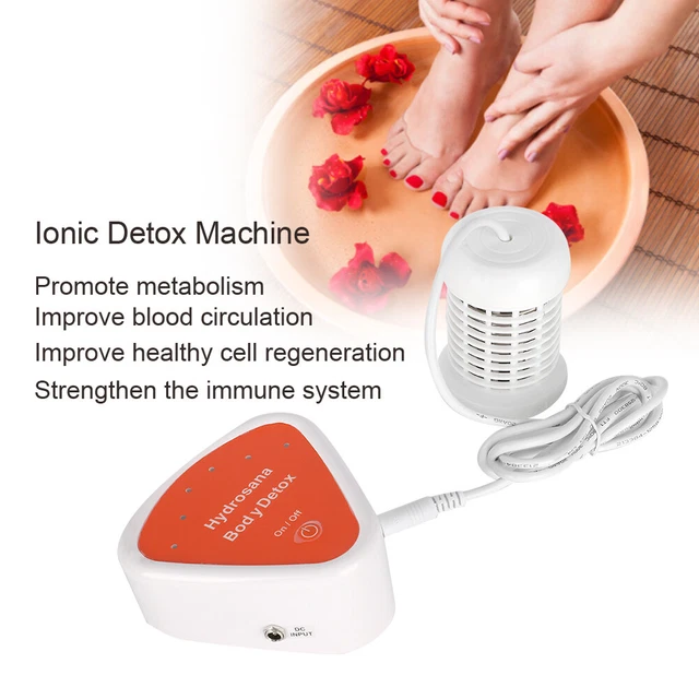 Máquina de limpieza portátil de desintoxicación iónica baño de pies SPA matriz atención médica excluyendo