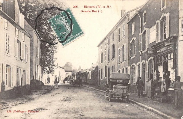 CPA 54 BLAMONT GRANDE RUE (Rare Shot