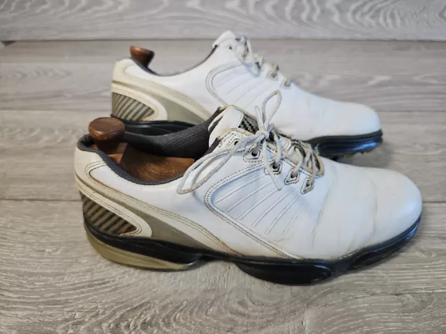 FootJoy Sport Mens White Golf Shoes UK Size 7 Flex Zone
