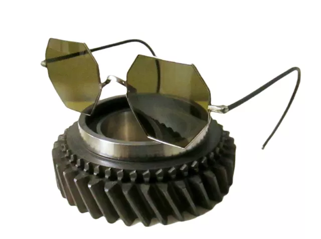 Antique Willson Smoky Octagon Sunglasses Vtg Steampunk Grey Glasses Spectacles W