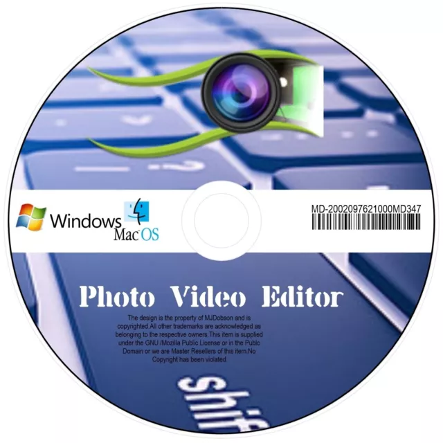 Photo Film Editor Professional Image Editing PC W 11, 10, 8, 7 Version 2