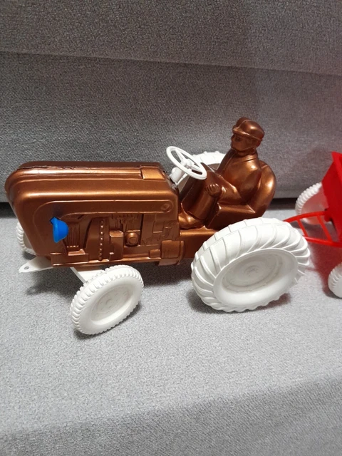 JOUET ANCIEN DE Bazard Plastique Souffle Des Années 60 Tracteur Agriculture EUR 15,00 - PicClick FR