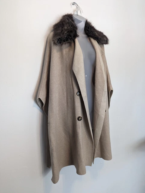 Esquimal Pelo Capucha Abrigo Chal Invierno Abrigo Esquimal De Lana