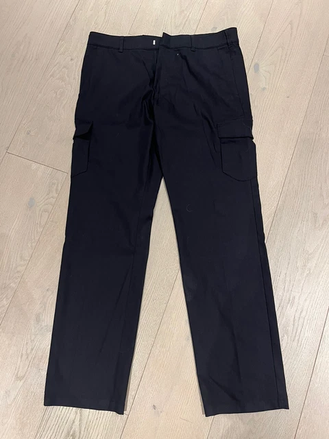 Pantaloni cargo neri Mclaren Boss F1 Team emissione uomo. Nuovo non indossato.  Vita 34