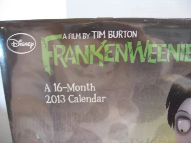 Frankenweenie - 16 Month Wall Calendar 12" x 12" - Tim Burton - 2013 3