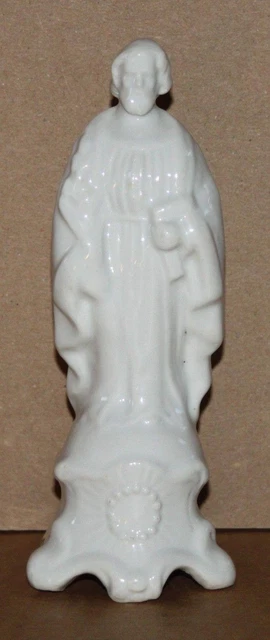 Statue religieux ancienne en porcelaine