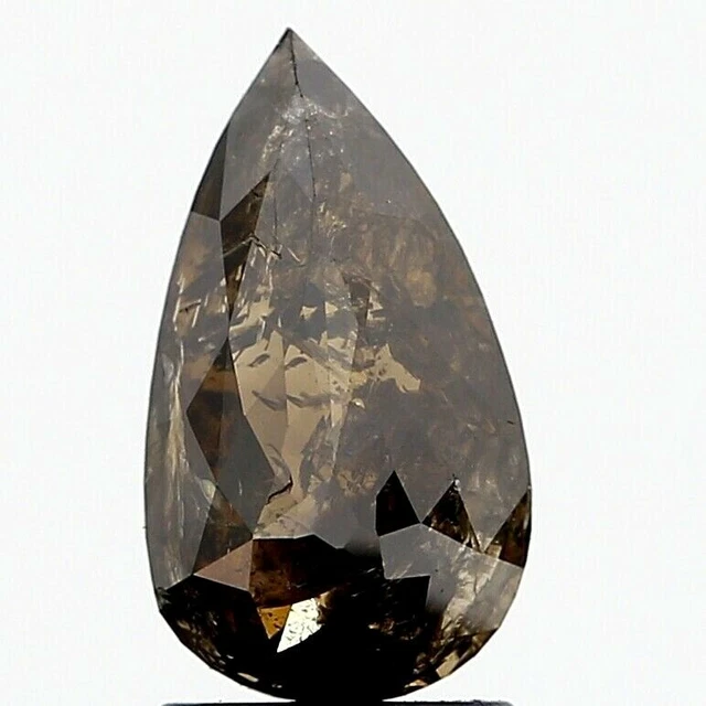 Diamant Naturel Couleur Fantaisie Marron - 0.31 Carat (TCW) - Taille Carrée étape - Dimensions ~5.0x5.1 Mm - Non Traité