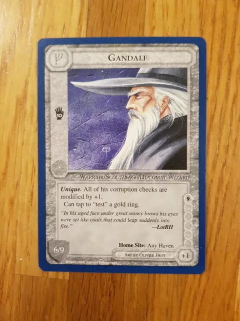 Middle Earth CCG Unlimited Gandalf Rare Blue Border