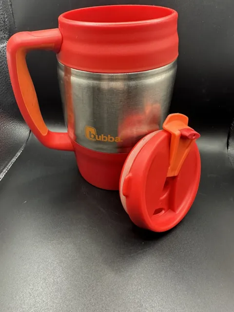 Bubba Keg 34oz Classic Insulated Mug in Red  with Orange Accents