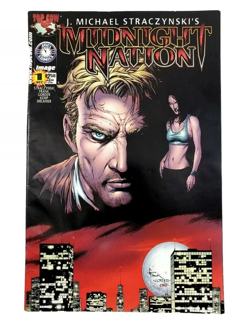 J Michael Straczynski Midnight Nation #1 Comuc Book Top Cow Image 2000