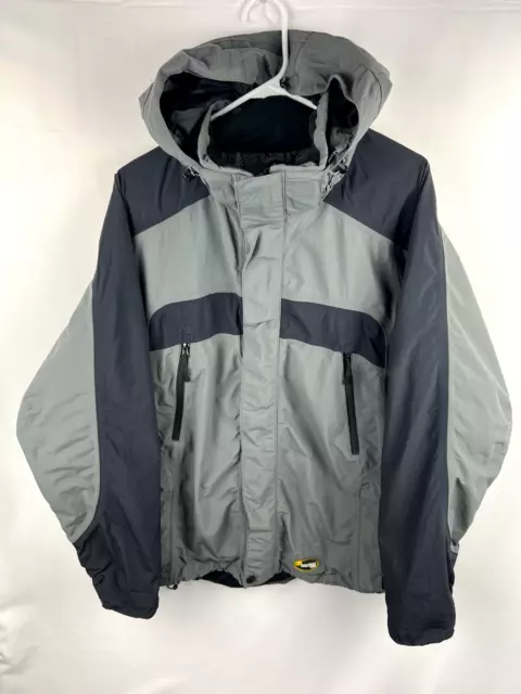 CABELAS JACKET MENS Large Outdoor Gear Dry-Plus Shell Gray Full Zip ...